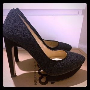 Zara S/S2013 Beaded Suede Platform